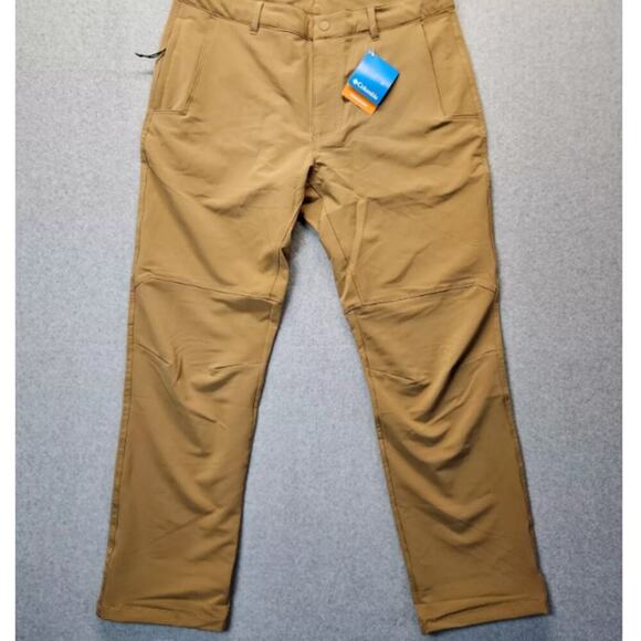 Columbia Men's Brown Omni-Shield Shade Landroamer Pants Size 42 - Picture 1 of 12
